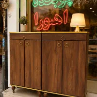 جا کفشی دو درب تک کشو پنج طبقه