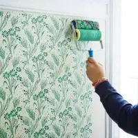 طرح کاغذ دیواری با رنگ فقط 30