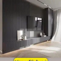 tv waal تی وی وال میز تلوزیون ترمووال ماربل شیت|میز تلویزیون|قدس, |دیوار