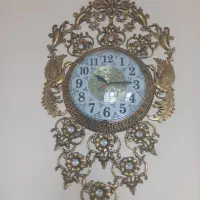 ساعت دیواری،برنجی سالم درحدنو
