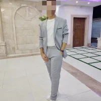 یک دست کت و شلوار مردانه سه تیکه (در حد نو)