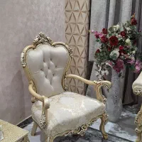 مبل هفت نفره با نهار خوری شش نفره درحد نو با کاور|مبلمان خانگی و میز عسلی|تهران, جوانمردان (اندیشه)|دیوار