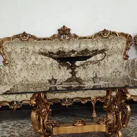 مبل سلطنتی9نفره*نو* فوری|مبلمان خانگی و میز عسلی|شاهدشهر, |دیوار