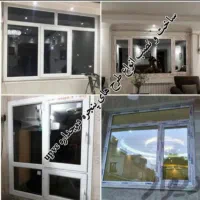 تولیددرب و پنجره دوجدارهupvcو توری پلیسه