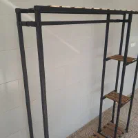 رگال لباس بغل طبقه ای|کتابخانه، شلف، قفسه‌های دیواری|رباط‌کریم, شهرک صنعتی ده‌حسن|دیوار