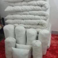 تشک یک نفره و بالشت اماده و سفارش دوخت