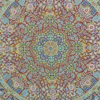 فرس ابریشمی گرد|فرش|زنجان, |دیوار