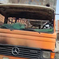 کامیون بنز خاور 83 سوخته