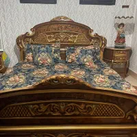 تخت‌خواب دو نفره تمام چوب