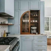 کابینت به همراه کافه بار و دکوری