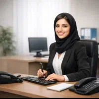 استخدام منشی خانم