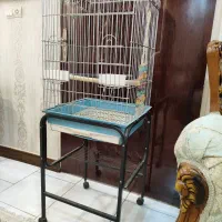 قفس پرنده میله ها محکم در حد نو|لوازم جانبی حیوانات|ری, شهید غیوری (ابن باویه)|دیوار