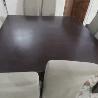 میز ناهارخوری 8 نفره میز صندلی کامل سالم|میز و صندلی غذاخوری|قم, زنبیل آباد|دیوار