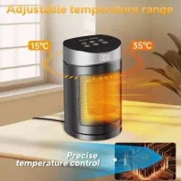 بخاری هوشمند فن دار کم مصرف ptc1500وات