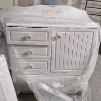 ست تخت کودک و نوجوان تخت دونفره با پاتختی|تخت و سرویس خواب|خاوران, |دیوار