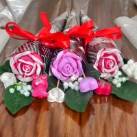 دسته گل شمع