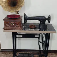 چرخ خیاطی سینگر و گرامافون
