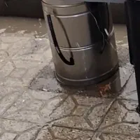 مشگه برقی قدیمی استیل زخیم ۴۰ لیتری