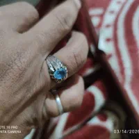 انگشتر کار دست توپاز(جواهری)