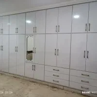 کمددیواری و در اتاق ام دی اف