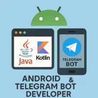 برنامه نویس طراح اپلیکی موبایل اندروید ربات تلگرام