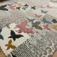 فرش گل برجسته نو