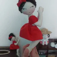 عروسک آویز پارچه ای