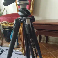 سه پایه دوربین  به همراه هد فیلمبرداری manfrotto|دوربین عکاسی و فیلم‌برداری|کرج, باغستان|دیوار