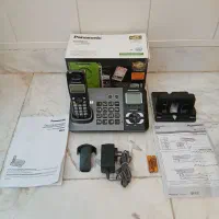 تلفن بیسیم دو خط منشی دار پاناسونیک گوشی panasonic