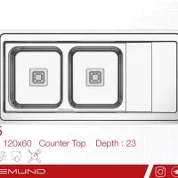 سینک ظرفشویی  استیل پیانویی