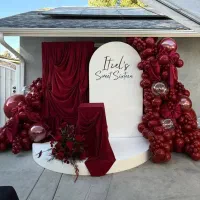 دیزاین یلدایی با گل ارایی و بادکنک آرایی|خدمات پذیرایی، مراسم|مشهد, جاهد شهر|دیوار