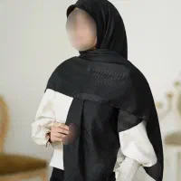 روسری مجلسی مشکی با قیمت مناسب