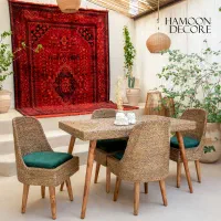 میز و صندلی حصیری|صنایع دستی و سایر لوازم تزئینی|اهواز, فاز ۱ پادادشهر|دیوار