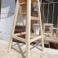چهارپایه چوبی