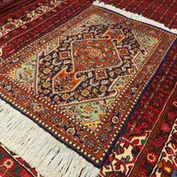 ذرع و نیم دستباف تبریز زمینه سرمه ای|فرش|تهران, اکباتان|دیوار