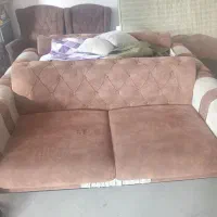 مبل هشت نفره کاملا سالم .معاوضه با موتور  هم میشه|مبلمان خانگی و میز عسلی|هشتگرد, سعید آباد|دیوار
