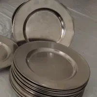 26 عدد بشقاب میوه خوری استیل دانه ای 35