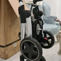 کالسکه مکسی کوزی Maxi-cosi قرمز و کریر بنفش ست