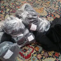 تعدادی پارچه چادری ساده ویه چادردوخته شده