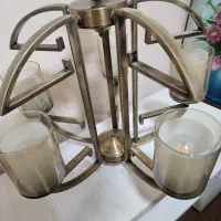دو عدد لوستر پنج شعله ای|لوستر و چراغ آویز|دزفول, |دیوار
