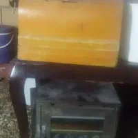 چرخ خیاطی قدیمی و تنور گازی