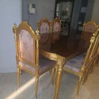 مبلمان استیل و ست میز ناهار خوری کازابلانکا