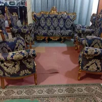 مبل سلطنتی ۹نفره ونهارخوری ۶نفره جنس خوب