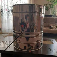 دیگ ذرت پز به همراه میز چرخدار