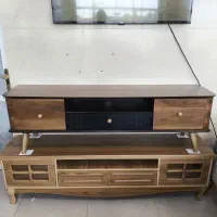میز تلوزیون و آینه کنسول گالری مبلمان وودلند