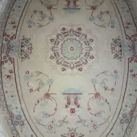 فرش  بیضی مانند گوشت دار درحد نو