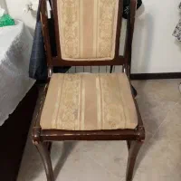 فروش 2 عدد صندلی چوبی  تک سالم