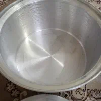 قابلمه بزرگ وکوچیک ابکش۲تای تشت بزرگ نونواست|ظروف پخت‌وپز|سبزوار, قصبه شرقی|دیوار