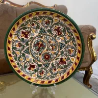 بشقاب تزیینی رومیزی و دیوار کوب کار دست