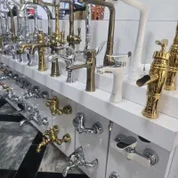 آشپزخانه با سینک و شیرآلات درجه یک فروشگاه حامد&